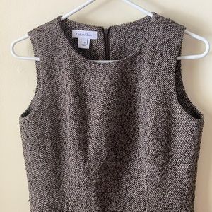 Calvin Klein Brown Shift Dress Size 4👗
